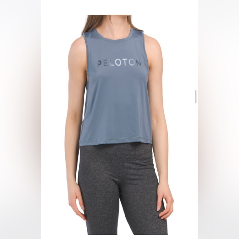 Peloton Distance Cropped Muscle Tank NWT